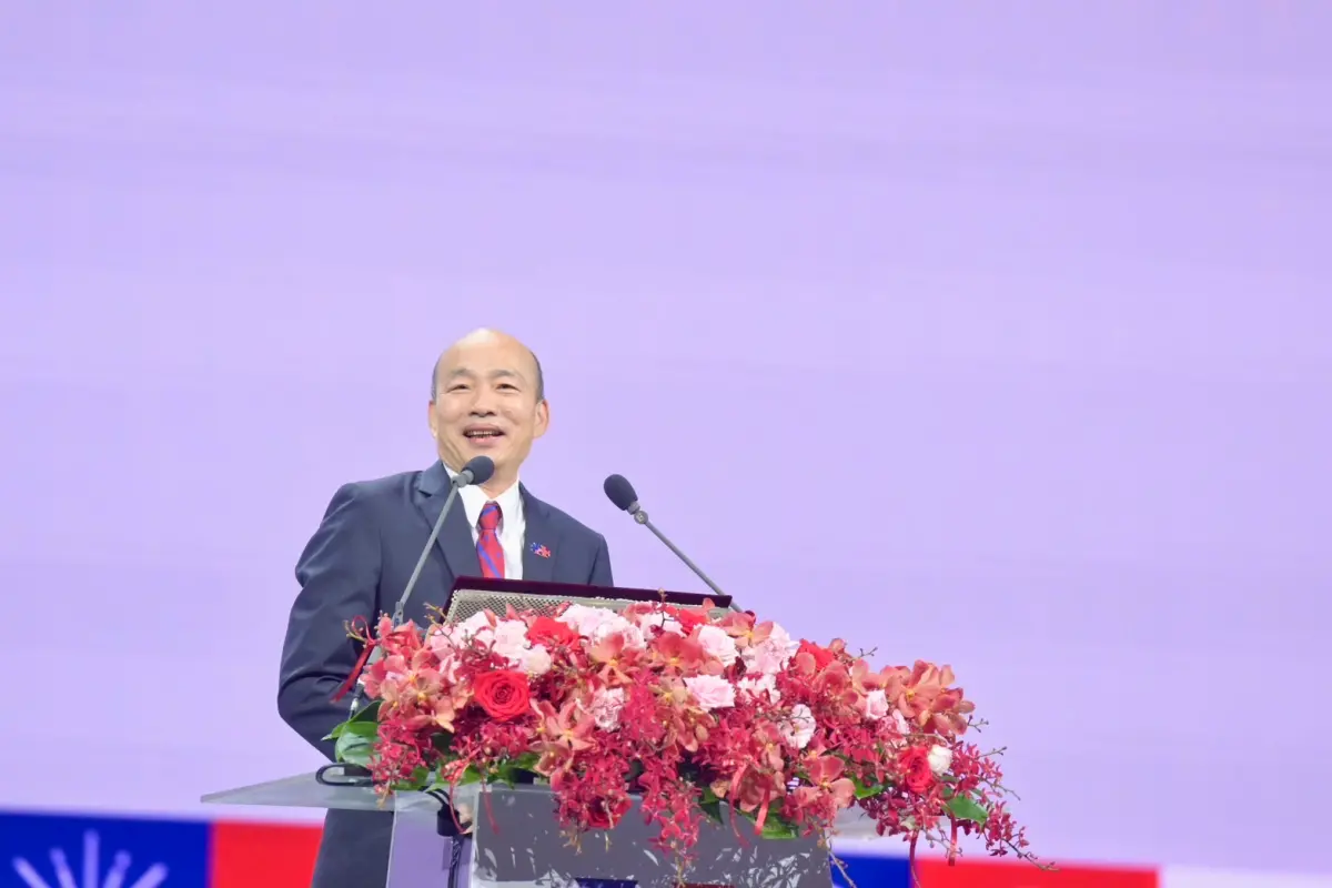 ▲韓國瑜9日於廣播節目中，搶先曝光了國慶大會元素，並強調「我們不會讓中華民國在出場的時候，在世界舞台、國人面前，扭扭捏捏、遮遮掩掩」。（圖／立法院提供）