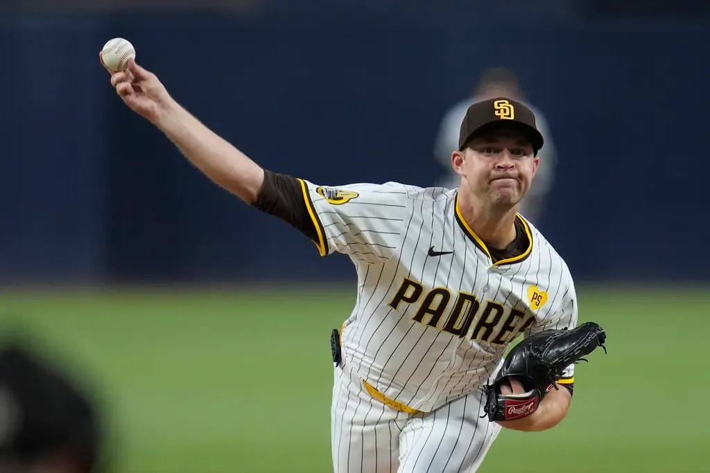 ▲根據大聯盟官網（MLB.com）報導，聖地牙哥教士隊29歲先發右投Michael King於今（1）日與球隊達成一年合約協議，成功避開薪資仲裁。（圖／美聯社／達志影像）