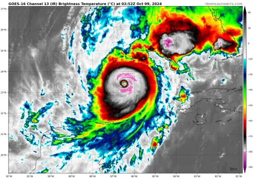 5級颶風「米爾頓」將衝進美國！挑戰2024風王　比山陀兒強好幾倍
