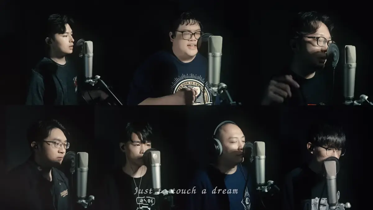 ▲英雄聯盟官方今（10）日發布了集結7位台灣知名實況主所演唱的英雄聯盟神曲〈Legends Never Die〉。（圖／翻攝YT@英雄聯盟）