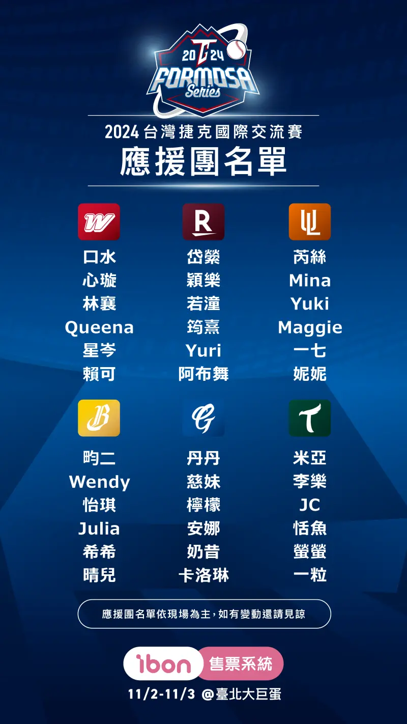 12強／台捷熱身賽林襄、一粒聯手應援36啦啦隊女孩完整名單出爐| 運動| NOWnews今日新聞