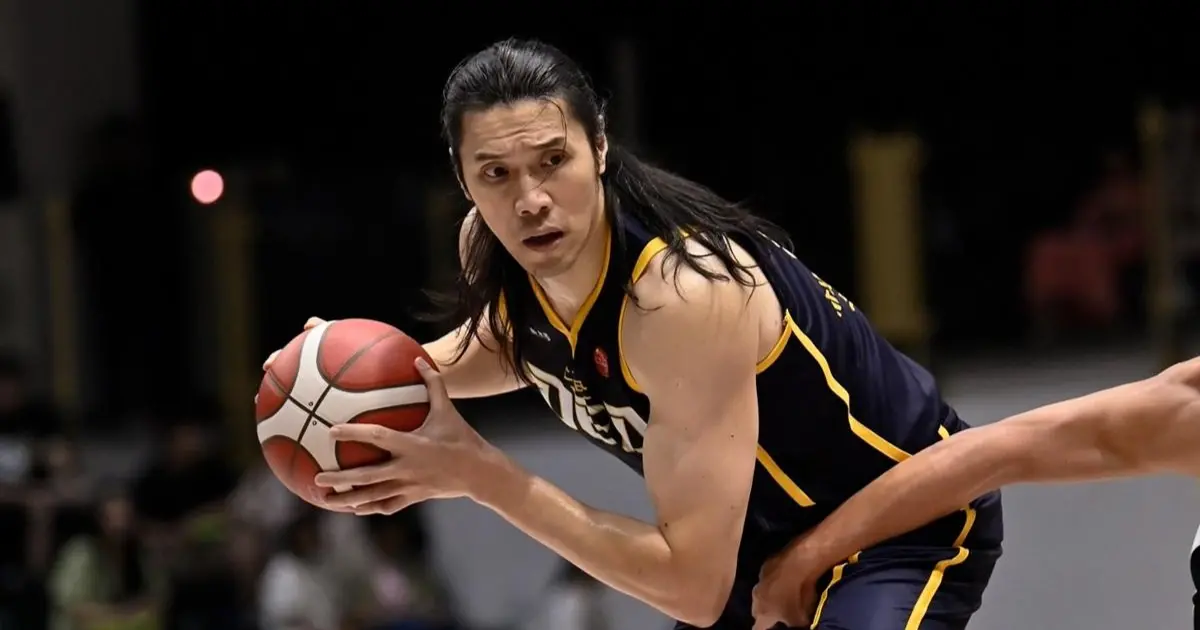 ▲TPBL新北中信特攻40歲老將曾文鼎開玩笑吐槽，林志傑日前稱自己的比賽「打一場少一場」，只是在催票。（圖／記者黃建霖攝）