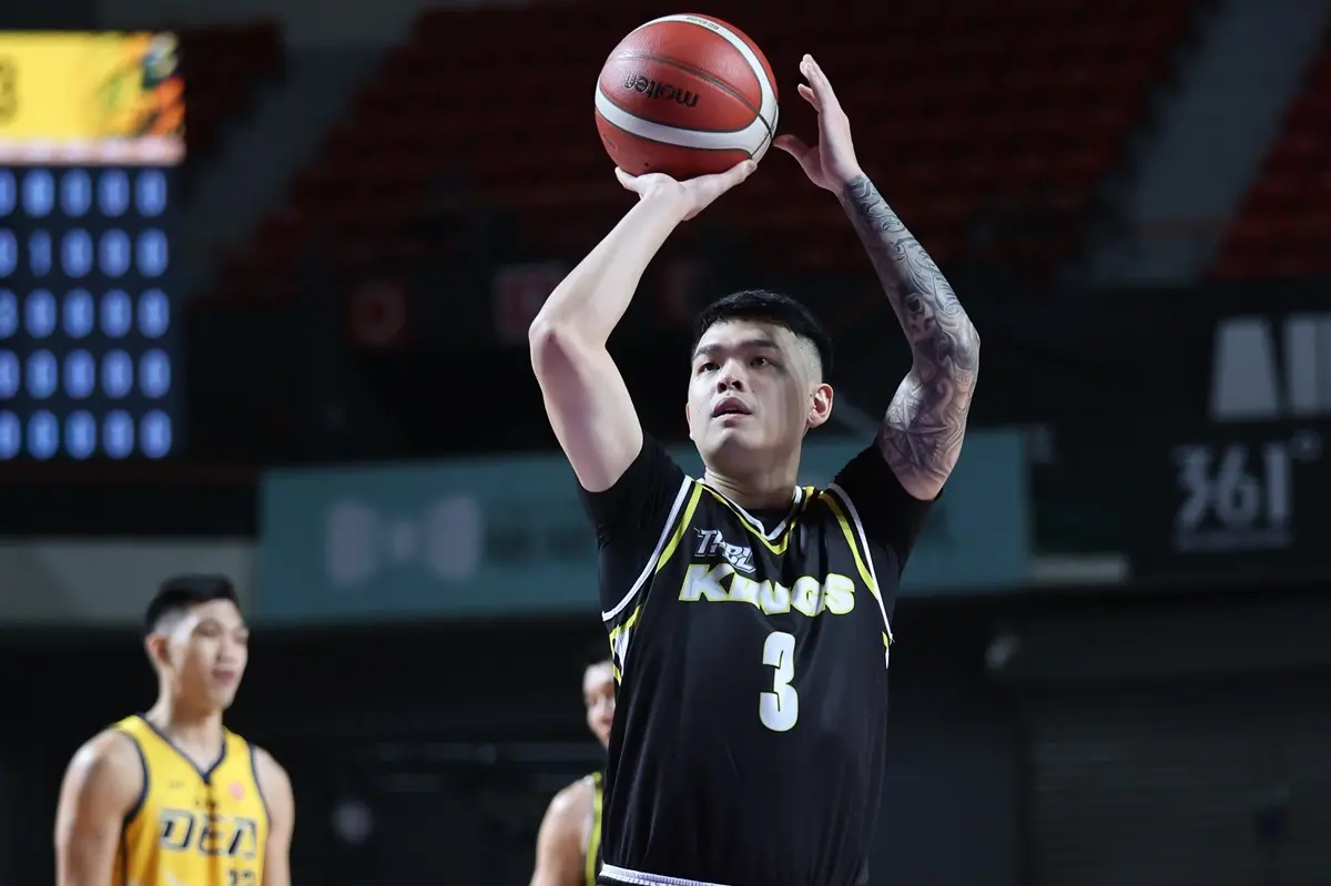 ▲在楊敬敏離隊之後，國王先發3號位懸缺，陳俊男今夏增重7公斤，試圖讓自己足以承擔這個位置，今天的熱身賽也展現出成果。（圖／TPBL提供）