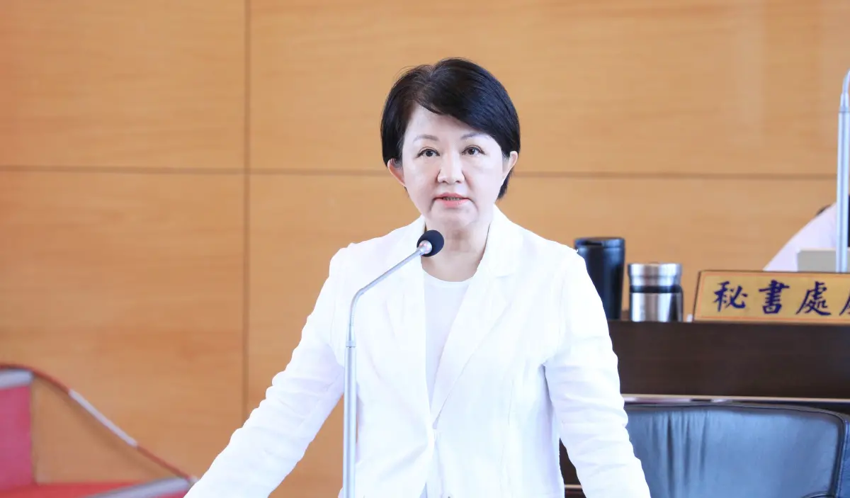 ▲台中市長盧秀燕強調，面對中國的威脅，台灣內部更需要團結安定。（圖／台中市政府提供，2024.10.14）