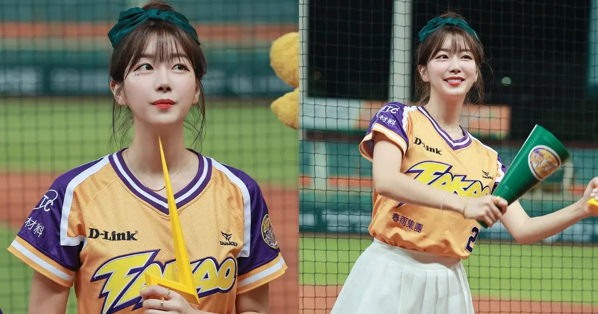 ▲安芝儇換上泳衣泡湯，還配台灣啤酒。（圖／安芝儇IG）