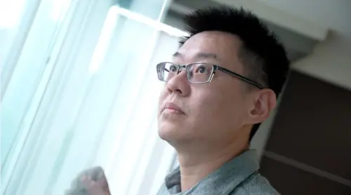 藝人楊又穎的哥哥彭仁鐸致力推動反霸凌,希望用妹妹的死讓世人知道「鍵盤殺人」的可怕。 ▲藝人楊又穎的哥哥彭仁鐸致力推動反霸凌,希望用妹妹的死讓世人知道「鍵盤殺人」的可怕。(圖/記者王郁勳攝。)