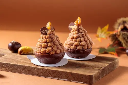 ▲「法朋烘焙甜點坊 Le Ruban Pâtisserie」推出「栗子季」，即日起至12月1日，門市開賣且開放預購，圖為法式蒙布朗。（圖／法朋提供）