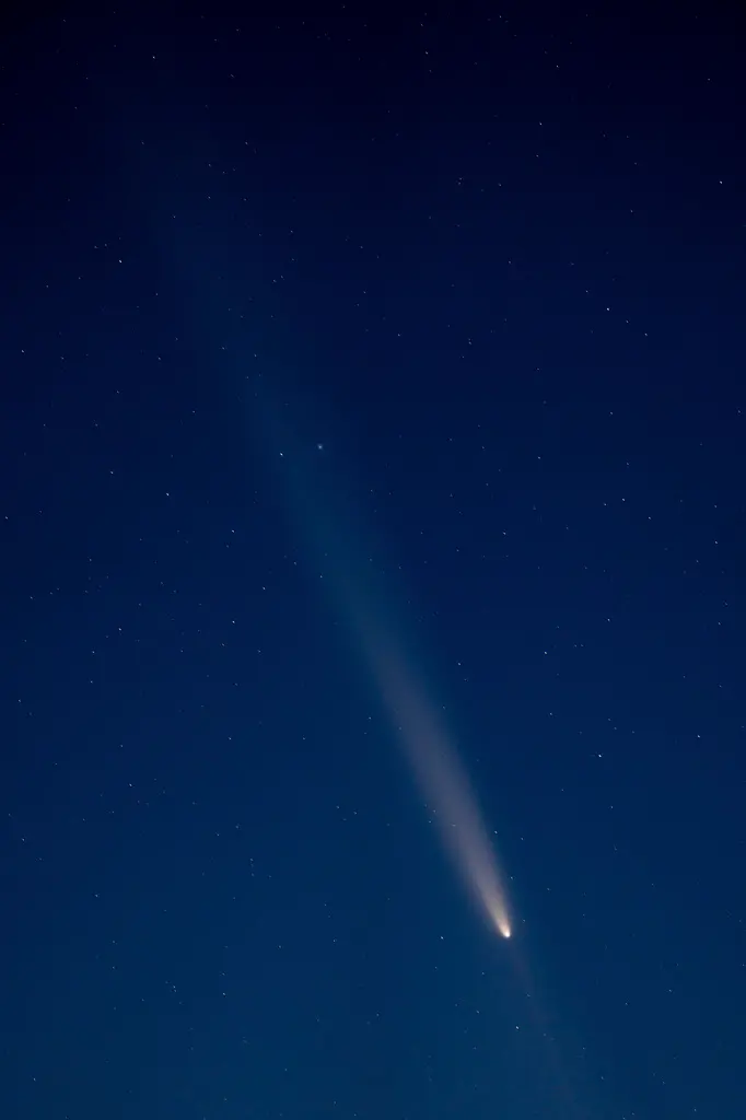 ▲像「紫金山-阿特拉斯彗星」這樣接近地球、明亮肉眼可見的彗星十分難得。(圖/美聯社/達志影像)
