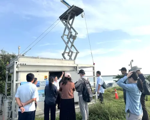 守護海岸遊憩安全！國家海洋研究院辦離岸流即時監測實驗站說明
