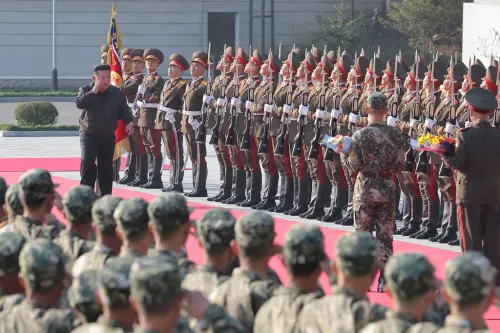 ▲金正恩重申炸毀與韓國連接的公路和鐵路不僅意味著物理上的封閉，更是斷絕了同首爾跨世紀糾纏不清的孽緣。（圖／美聯社／達志影像）