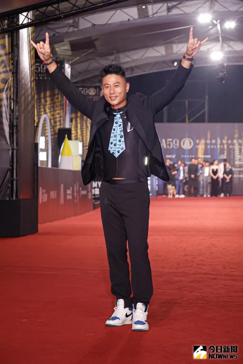 ▲▼彭小刀、周予天（下）帥氣現身星光紅毯。（圖／NOWnews攝影中心）