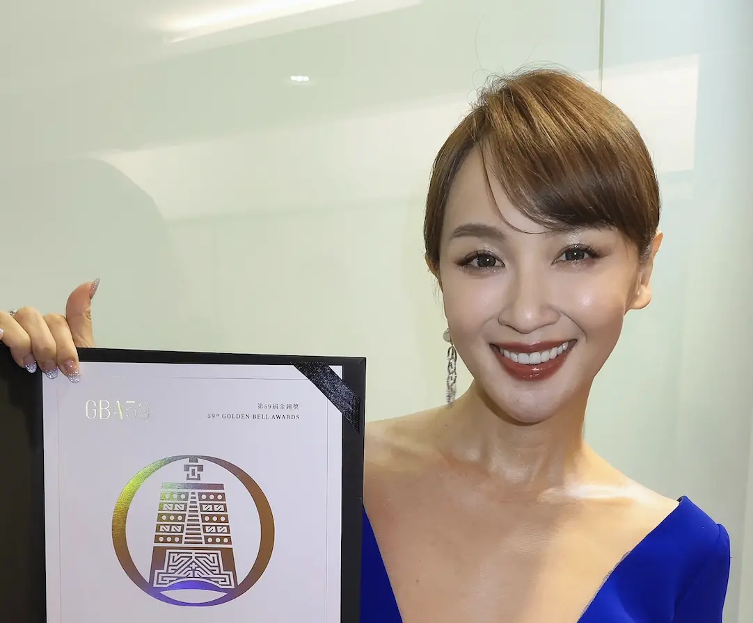 ▲蔡逸帆入圍金鐘獎「生活風格節目主持人獎」，雖沒能得獎，但她心中仍滿懷感恩，也藉機向老公告白。（圖／艾迪昇傳播提供）