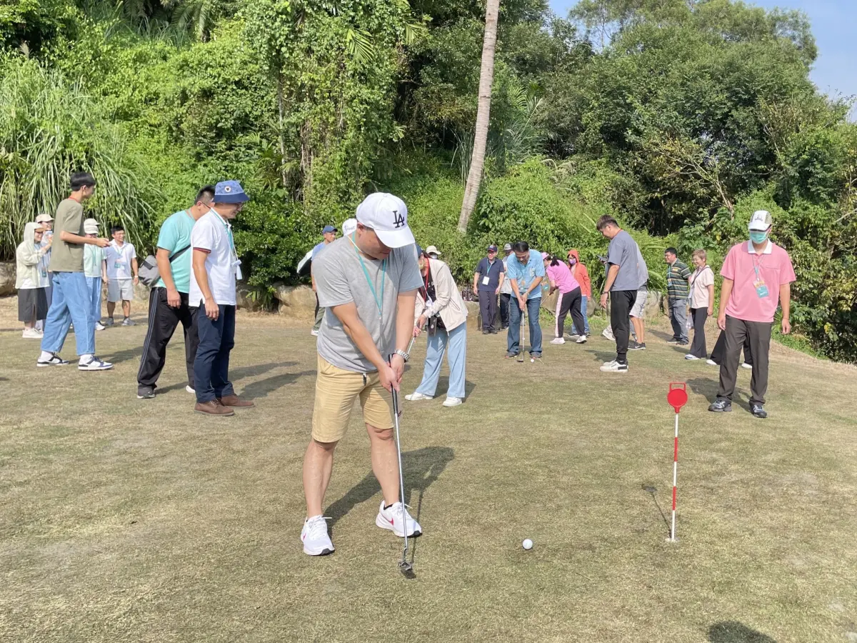 ▲台中市政府民政局舉辦「氣質開球一號木竿～揮出高遠球」地方特色單身聯誼活動（圖／民政局提供2024.10.20）