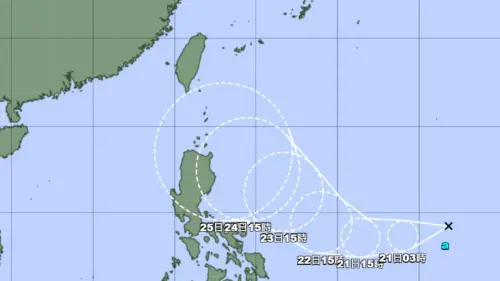 日氣象廳估「潭美颱風」最快週一生成　預測西北轉影響台灣、沖繩
