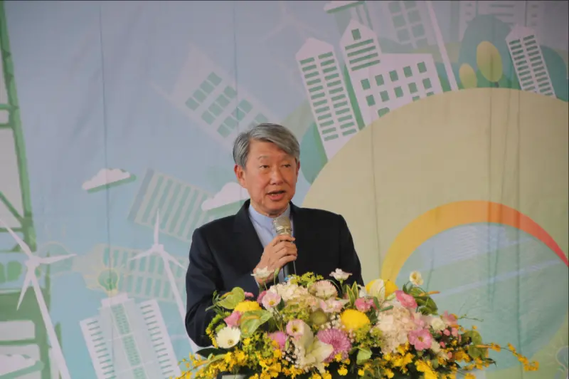 ▲郭智輝致詞提到,宜蘭地熱具有相當潛力,相信只要地熱發展愈好,資料中心也有機會進駐到宜蘭發光發亮。(圖/記者鍾泓良攝影)