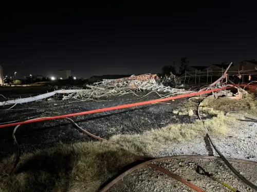 休士頓直升機撞毀無線電塔!現場火勢畫面駭人 至少4人死亡