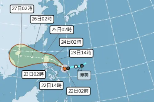 潭美颱風今凌晨生成！「最新路徑」曝光　吳德榮：有大量降雨威脅
