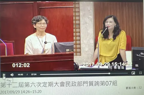 影／不捨她被盧秀燕封口！江和樹秀當年備詢照　蔡壁如說話了
