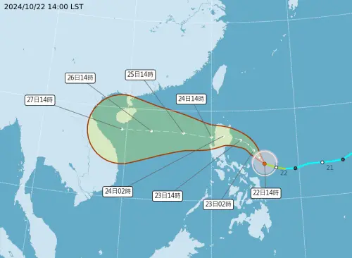 潭美颱風最新路徑！風雨週四、週五炸3地　全台暴風圈侵襲率出爐
