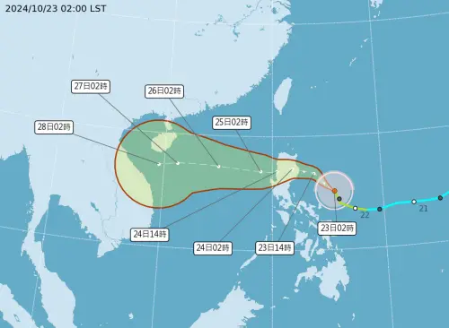 潭美颱風最新動態！路徑估大迴轉、風雨時程一次看　今起降溫轉雨
