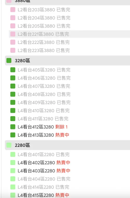 ▲周傑倫演唱會門票開搶，拓元售票系統卡爆，等網站跑完幾乎都已經賣光了。（圖／翻攝自拓元售票網）