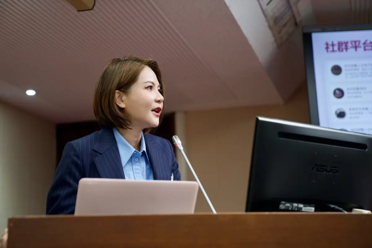 ▲國民黨立委陳菁徽欲施景中槓上。（圖／陳菁徽辦公室提供）