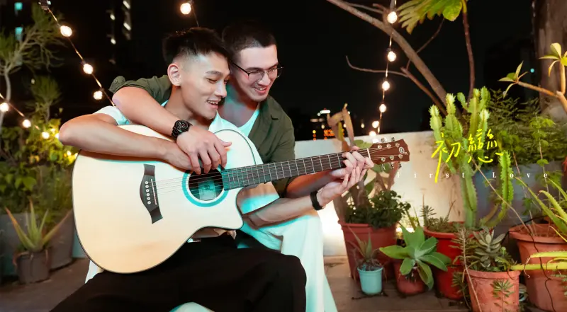 ▲MODEL GAYDAR力挺同志遊行！推BL系列天菜續作《初戀》（圖／品牌提供）