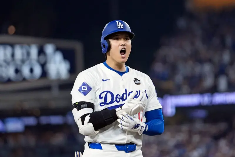 ▲MLB今（5）日公布銀棒獎決選名單，而洛杉磯道奇日籍球星大谷翔平順利以指定打擊（DH）身分入選，他的對手則是來自亞特蘭大勇士隊的當家重砲Marcell Ozuna。（圖／美聯社／達志影像）