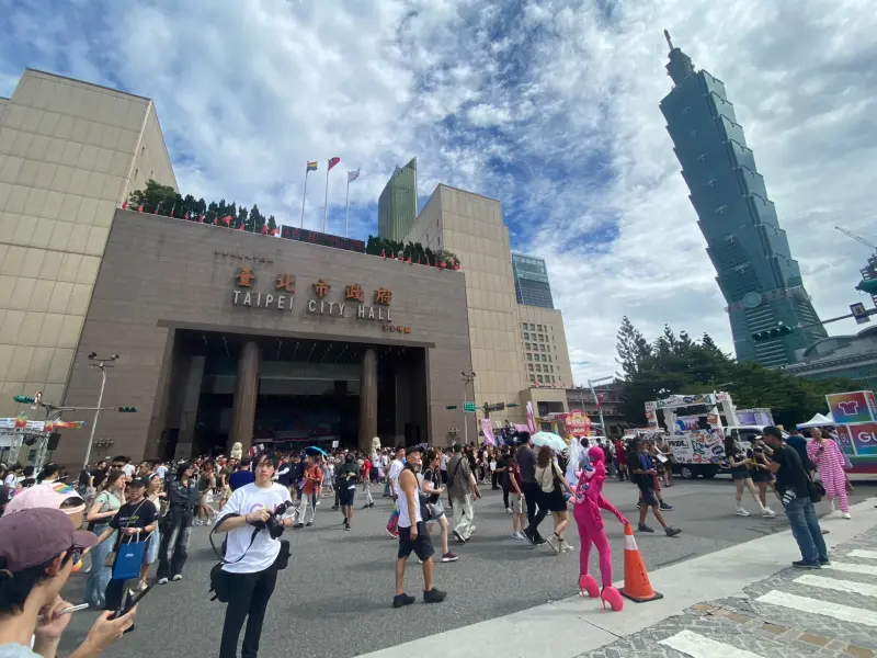 ▲一年一度台灣同志遊行於今日登場。（圖／記者陳威叡攝，2024.10.26）