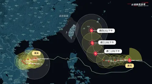 康芮颱風「路徑大幅西修」！影響台灣機率上升：很像凱米、山陀兒
