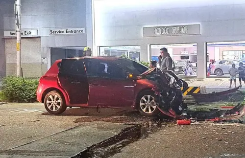 宜蘭死亡車禍！MINI Cooper撞分隔島波及2車　暴衝逆向慘釀1死4傷
