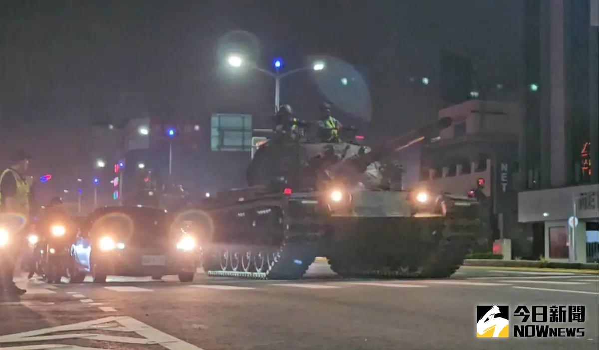 ▲「長泰19號」實兵對抗，隸屬8軍團機步333旅深夜北上雲林對抗10軍團裝甲586旅。（圖／記者莊全成攝，2024.10.28）