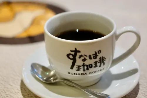 ▲「Sunaba Ｃoffee（すなば珈琲，砂場咖啡）很受鳥取人歡迎。（圖／記者葉盛耀攝）