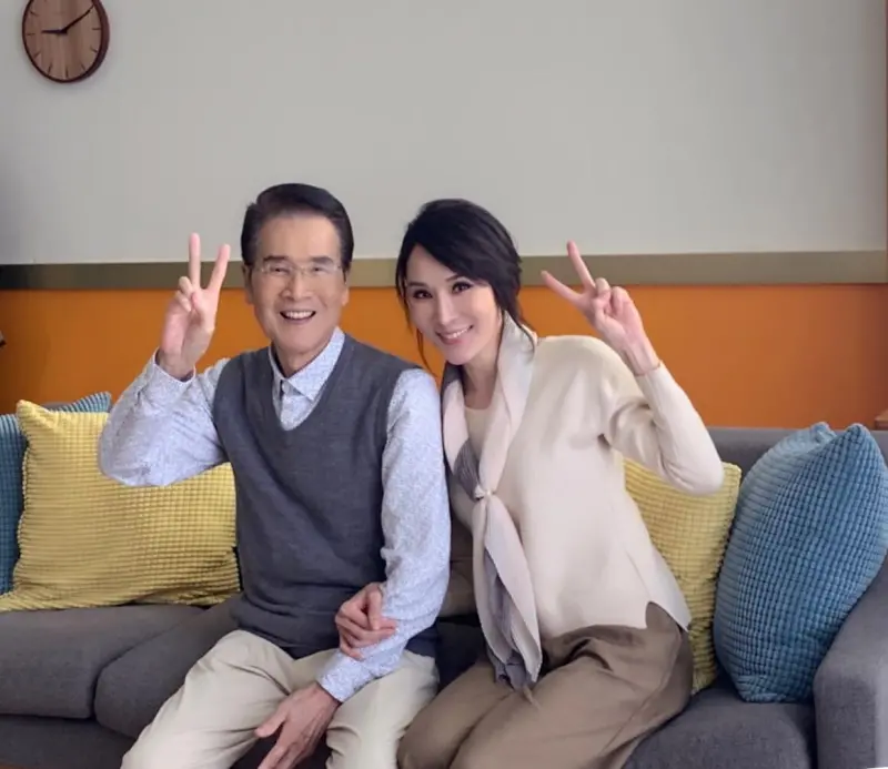 ▲石英(左)過世享壽82歲,女兒林千鈺(右)也是知名8點檔演員。(圖/林千鈺臉書)