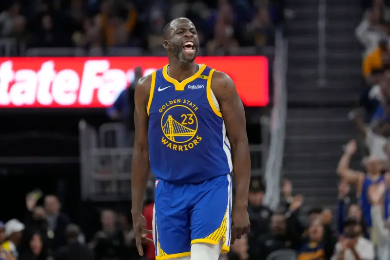 ▲金州勇士在主場對上紐奧良鵜鶘，球隊靠著Draymond Green封鎖Zion Williamson，以及進攻端多點開花，在下半場拉開多達20分的領先，終場以104：89擊敗鵜鶘，開季取得4勝1敗的領先。（圖／美聯社／達志影像）