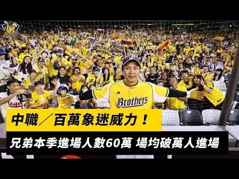 中職／百萬象迷威力！中信兄弟本季進場人數60萬 場均破萬人進場｜NOWnews