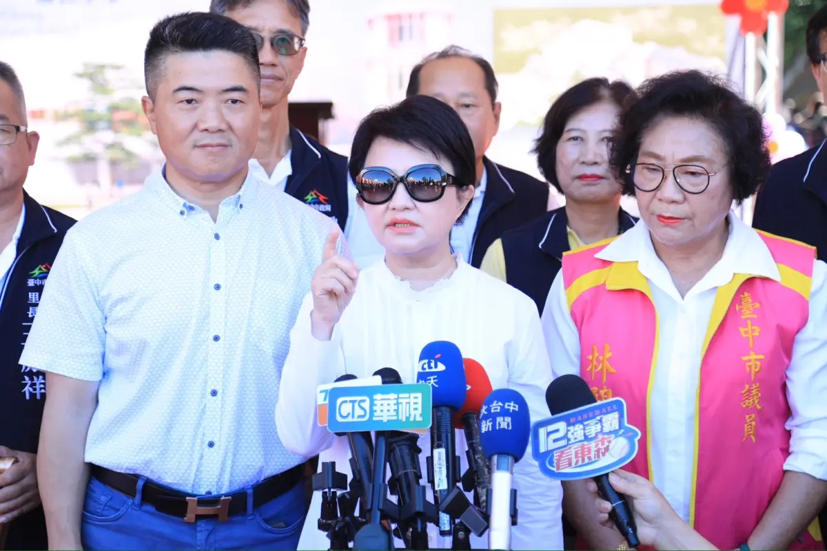 ▲台中市長盧秀燕指保留中火燃煤機組，反易招來敵人攻擊。（圖／台中市政府提供，2024.11.02）