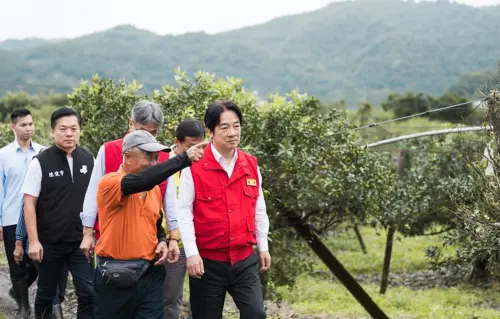 康芮颱風來襲農民受損！賴清德令：研議調整農產品天然災害救助金
