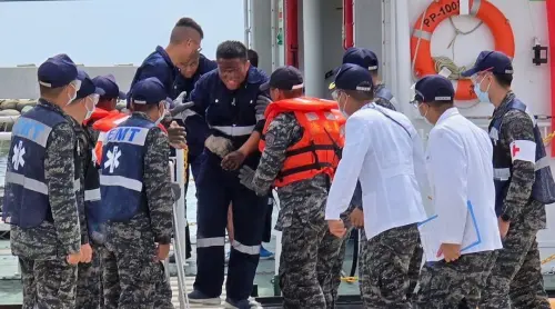 深化救援合作機制！海巡署東南沙分署舉辦南援七號人道救援演練
