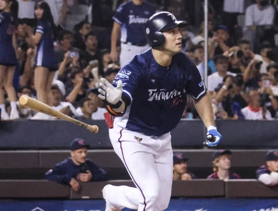 ▲世界12強賽B組預賽首戰，統一獅隊強打林安可擔任先發第4棒，先前曾在捷克交流賽中轟出滿貫砲。（圖／記者朱永強攝）