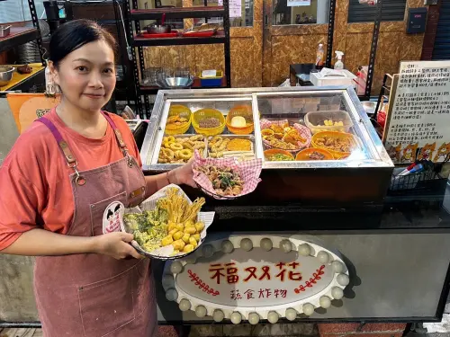 中年婦女罹病離職申請創業貸款　賣起「素食鹽酥雞」
