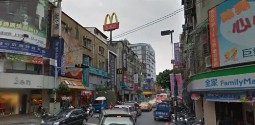 永和,竹林路,麥當勞,班尼路。(圖/翻攝Google Maps 2012年9月) ▲永和,竹林路,麥當勞,班尼路。(圖/翻攝Google Maps 2012年9月)