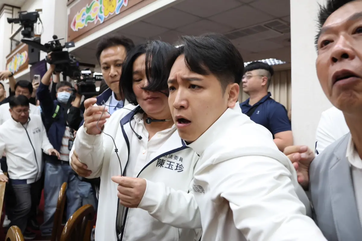 ▲陳玉珍今擔任財委會主席，3分鐘將法案送出，引起綠委怒火（圖／嚴永強攝，2024.11.06）