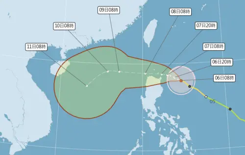 颱風最新動態整理！銀杏「路徑、風雨影響、侵台機率」一次看
