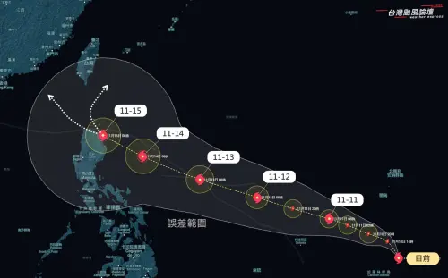 「準天兔颱風」路徑要小心！週末恐鬼轉靠近台灣　雨下最兇時段曝
