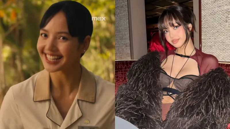 ▲見到與往日火辣豔麗的形象截然不同的Lisa,不少粉絲崩潰直言:「能不能還Lisa韓式裝造」、「人間芭比爆改鄉村女傭」。(圖/streamonmax、lalalalisa_m IG)
