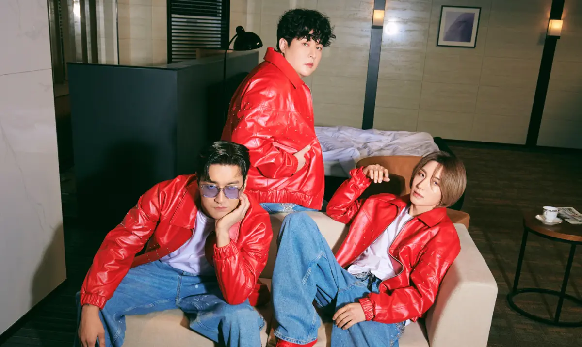 ▲2025新北跨年「閃耀新北1314跨河煙火」邀來許富凱、U:NUS、宇宙人及魅力男團「SUPER JUNIOR-L.S.S（圖左起為神童、始源、利特）」陪伴觀眾嗨翻跨年夜。（圖／翻攝自新北市文化局臉書）