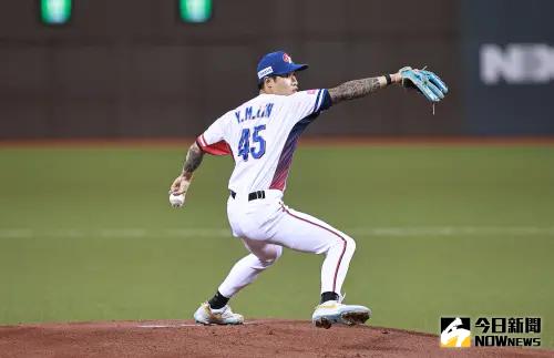 ▲張奕毫不掩飾對旅美投手群的欣賞，特別點名左投「玉米」林昱珉明顯變壯，整體投球氣場與層次變得更加沉穩恐怖。（圖／記者葉政勳攝）