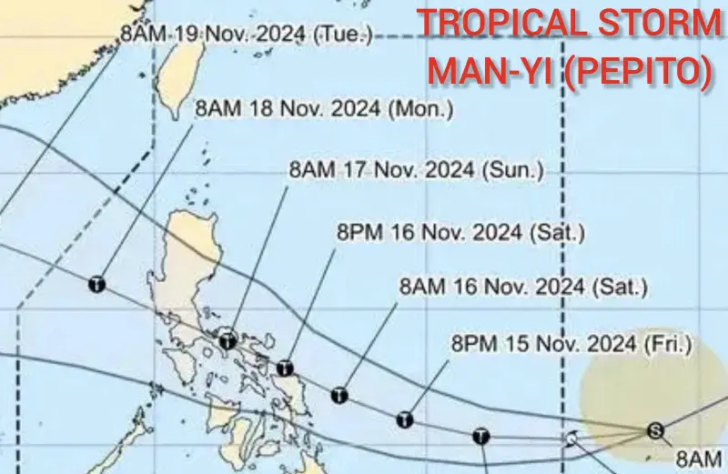 ▲菲律賓在本週迎來天兔颱風和萬宜颱風。（圖／翻攝自「earth watch weather philippines digital」臉書）