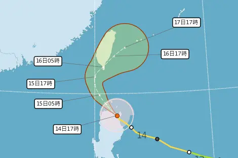 颱風動態整理！天兔「最新路徑、強度、登陸時間、風雨影響」一覽